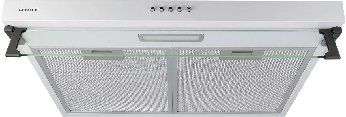 Вытяжка козырьковая CENTEK CT-1800-50, управление кнопочное, белый [ct-1800-50 white]